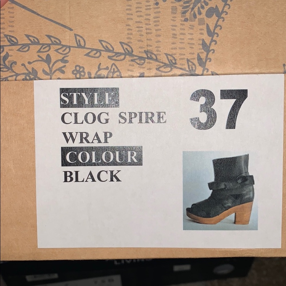 Free people clog spire wrap heels/booties